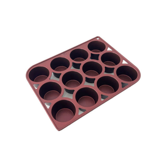 Professional 12 Cup Deep Muffin Pan Die Cast Titanium Nonstick