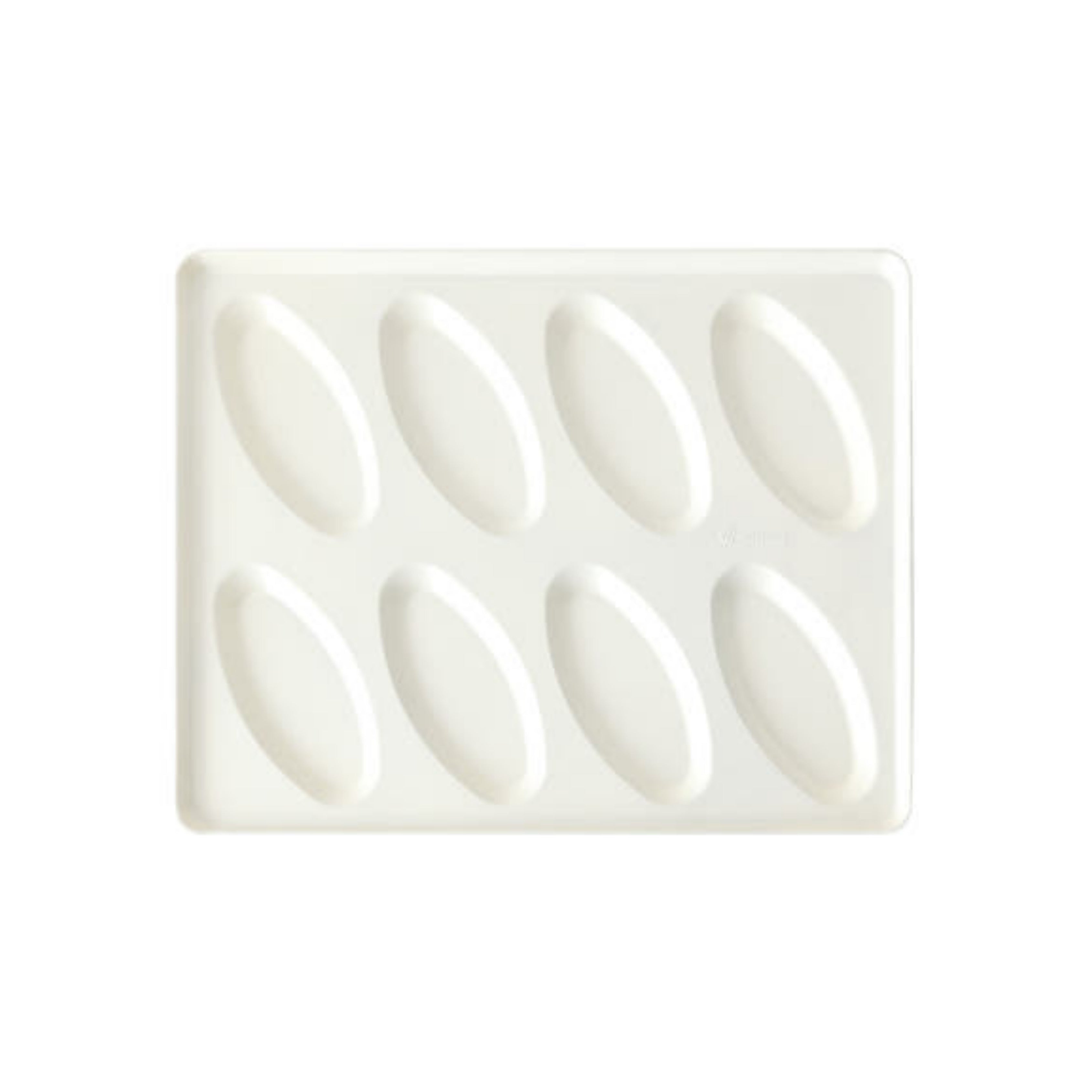 New) Salted Bread White Silicone Mold Nonstick 8 Cavities – K-ZONE