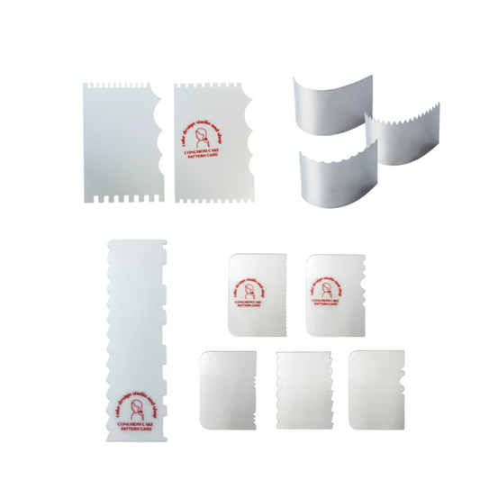 Congmom's Signature Cake Pattern & Desgin Scraper Full Set