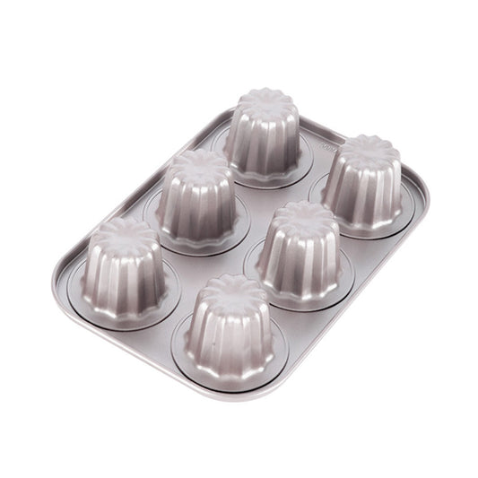 Canele Mold, 6-Cavity