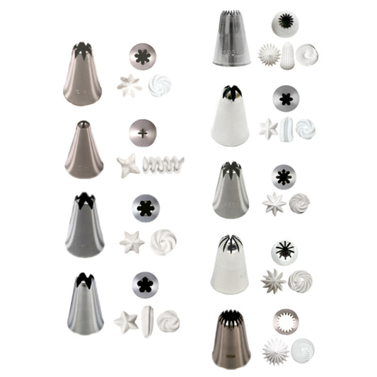 Cake Decorating Piping Nozzles and Couplers