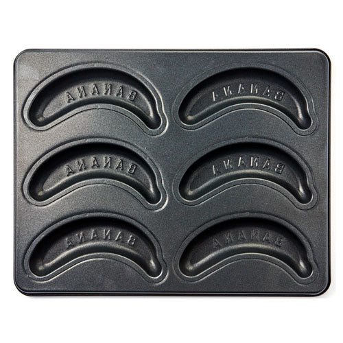 Banana Shaped Six Cup Cake Pan