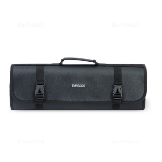 8 Pocket Knife Roll Bag with Buckle - Portable Chef Knife Case