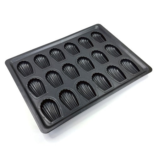 Commercial deep shell madeleine pan with 20 cavities for UNOX and VENIX ovens, K-ZONE STUDIO
