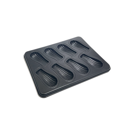 Long Deep Madeleine Mold 8-Cavity