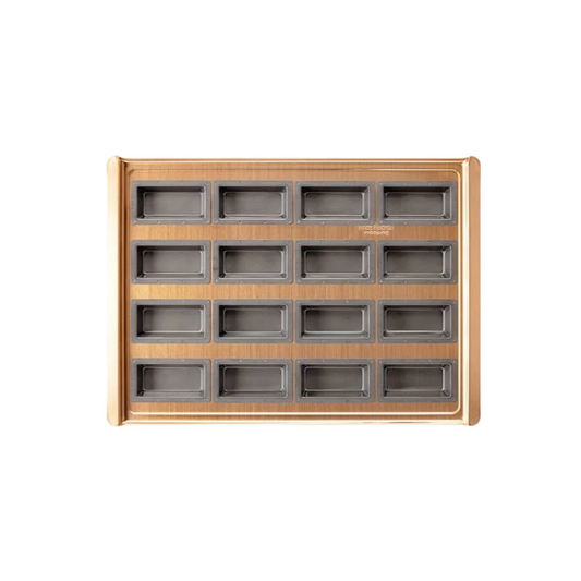 Commercial Silpap Gold deep financier pan with 16 cavities for UNOX and VENIX ovens, K-ZONE STUDIO