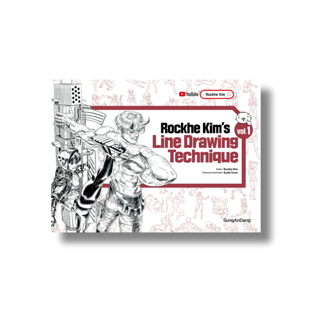 Rockhe Kim’s Line Drawing Technique vol. 1 (English Ver.)