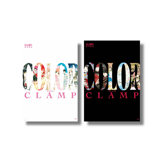 CLAMP Complete Official Art Collection COLOR WHITE + BLACK Set