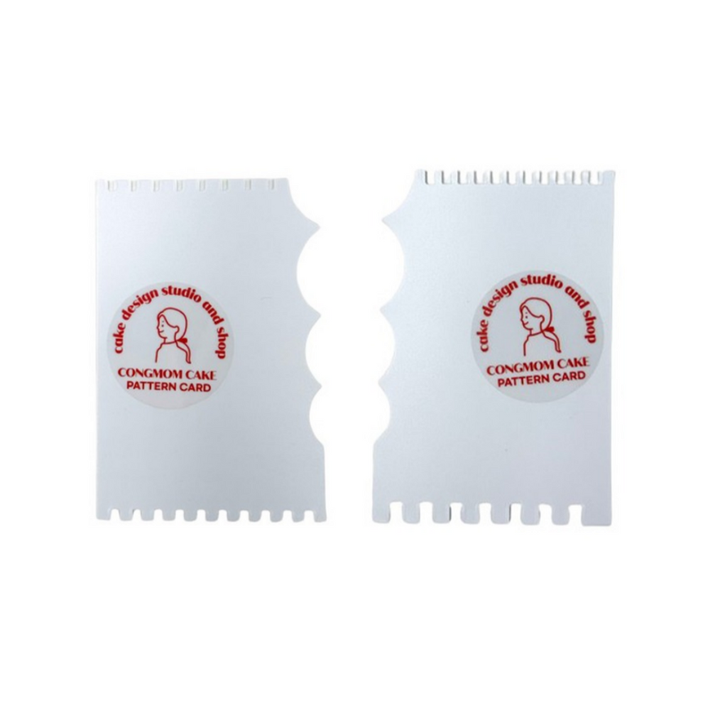 Congmom's Signature Cake Pattern & Desgin Scraper Full Set – K-ZONE STUDIO