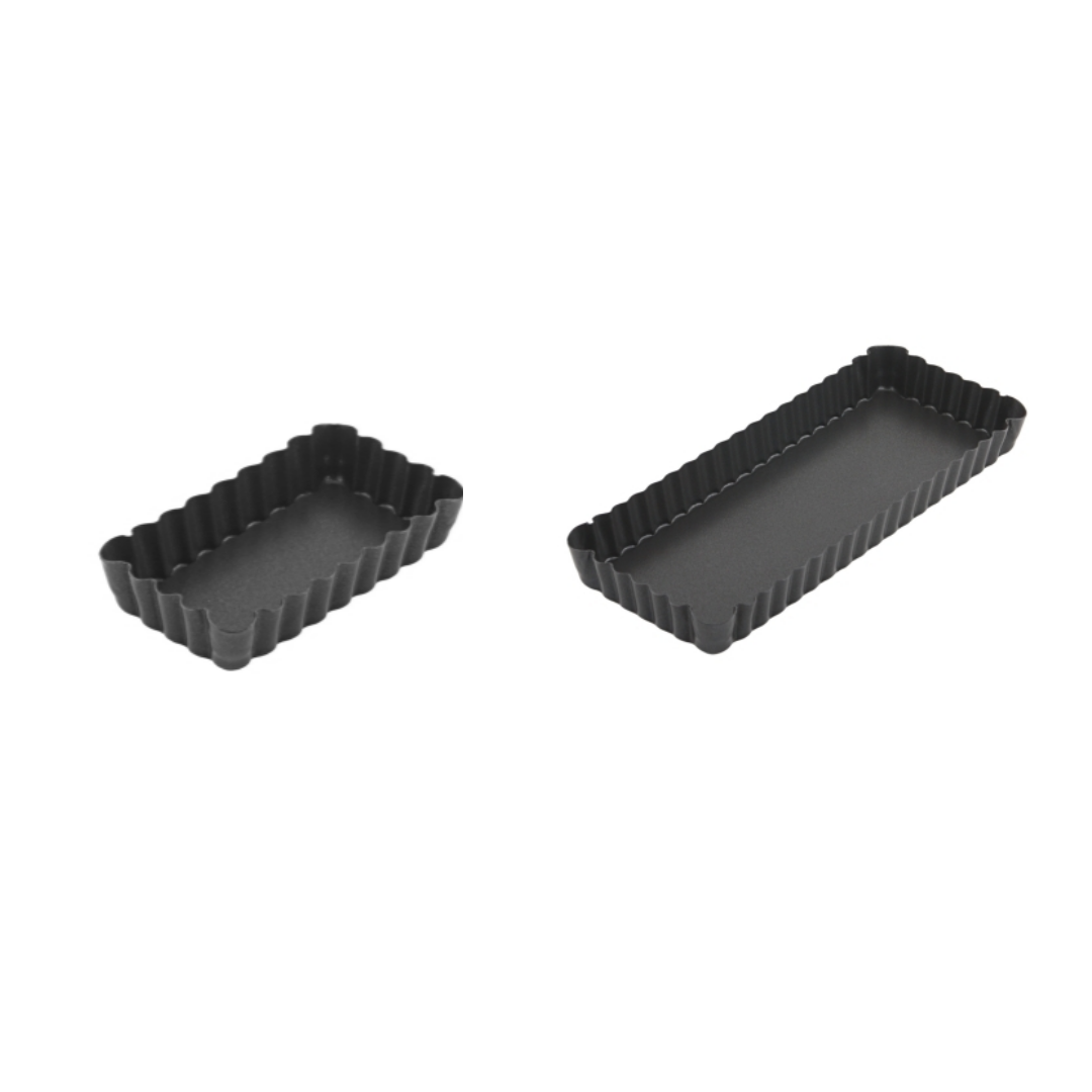Tartlet Rectangular Rectangular Fluted Tart Pan – K-ZONE STUDIO