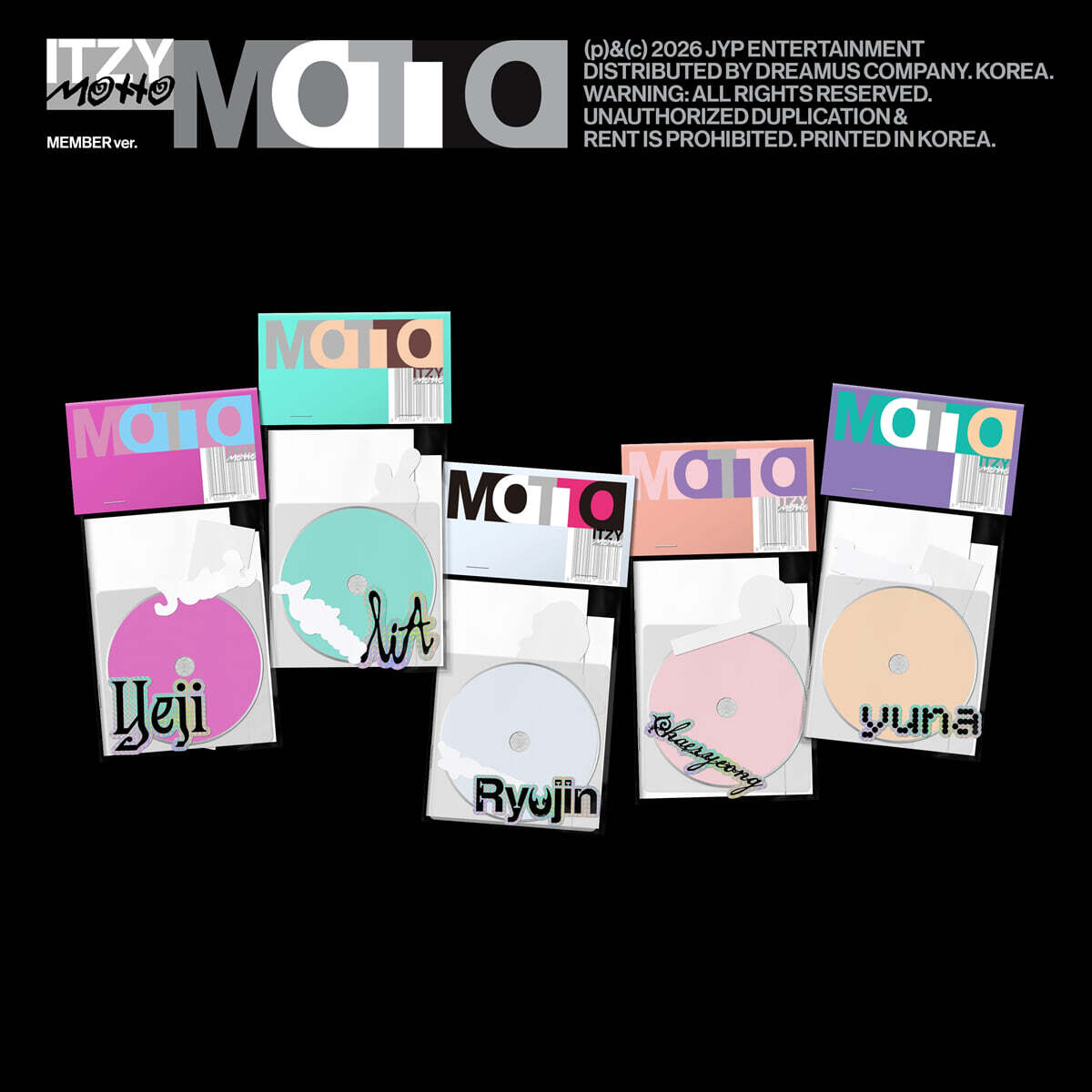 ITZY - Motto [Member Ver.][Random 1 of 5 Types]