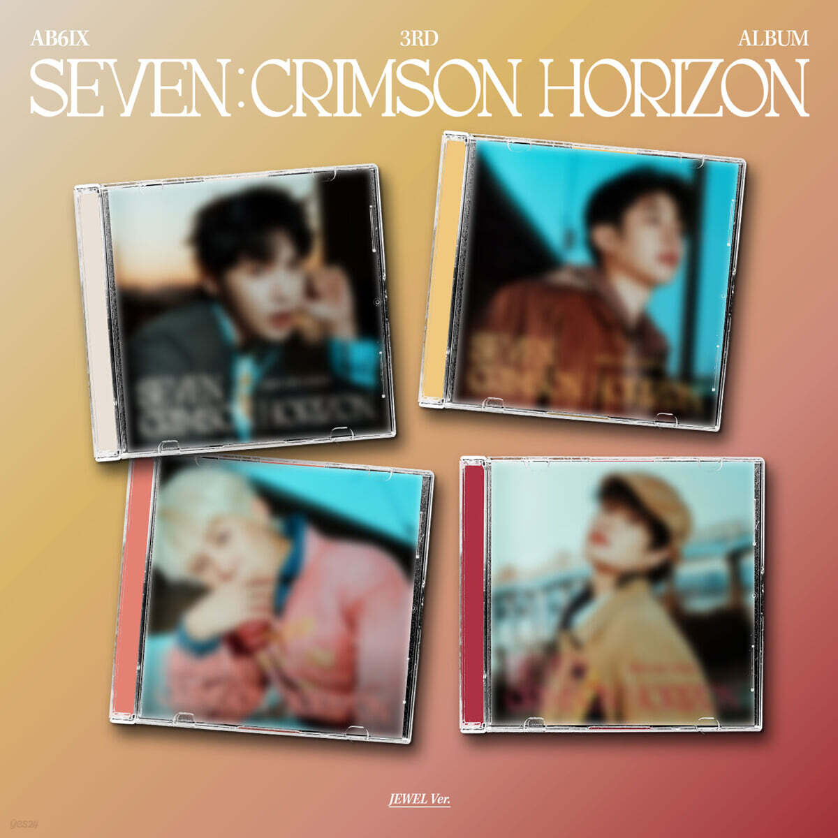 AB6IX - 3RD ALBUM [SEVEN : CRIMSON HORIZON][JEWEL VER.][4 Type Set]