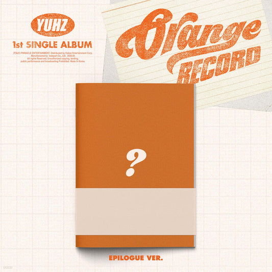 YUHZ (YUHZ) - 1st Single Album [Orange Record][Epilogue ver.](Kiwee Album)