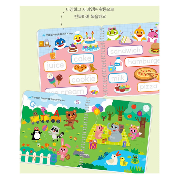 Pinkfong ABC Alphabet Note for Children freeshipping - K-ZONE STUDIO
