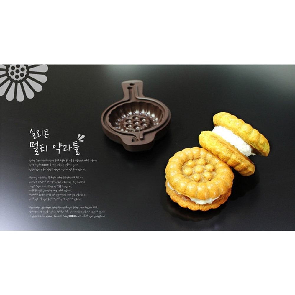 Korean Style Silicone Cookie Mold (Mutiple using for Baking)