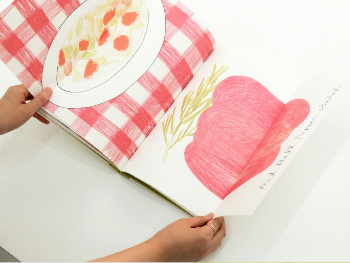 Salad for Me (Food Drawing Essay Book) freeshipping - K-ZONE STUDIO